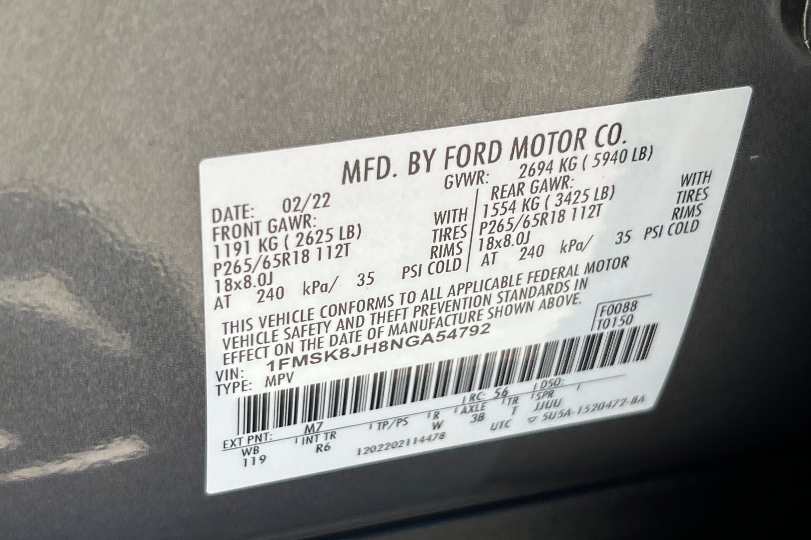 2022 Ford Explorer Timberline