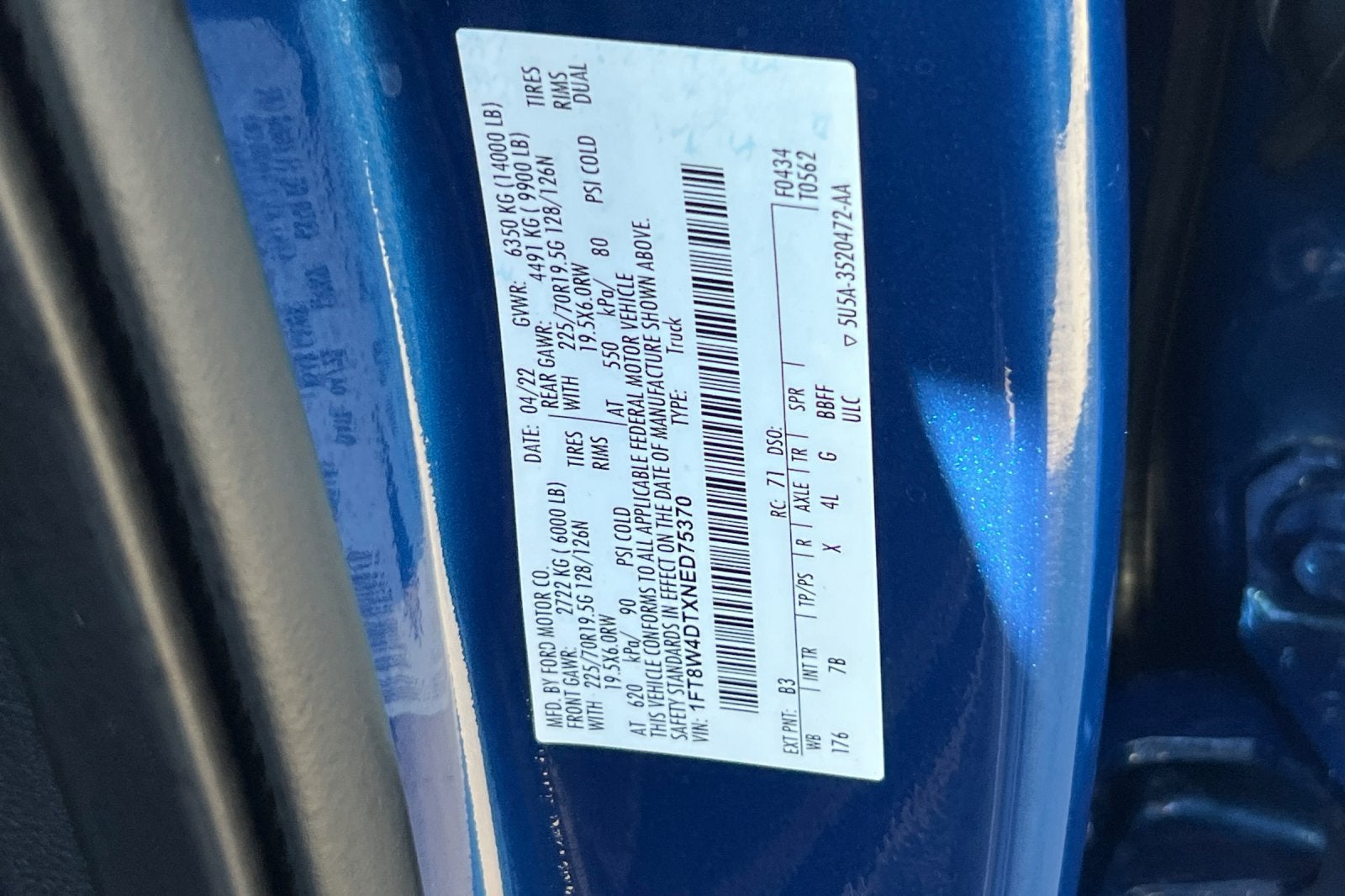 2022 Ford F-450SD Platinum DRW