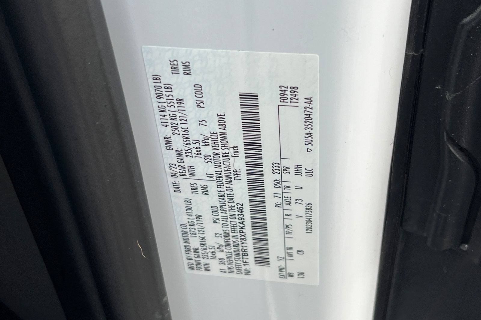 2023 Ford Transit-250 Base