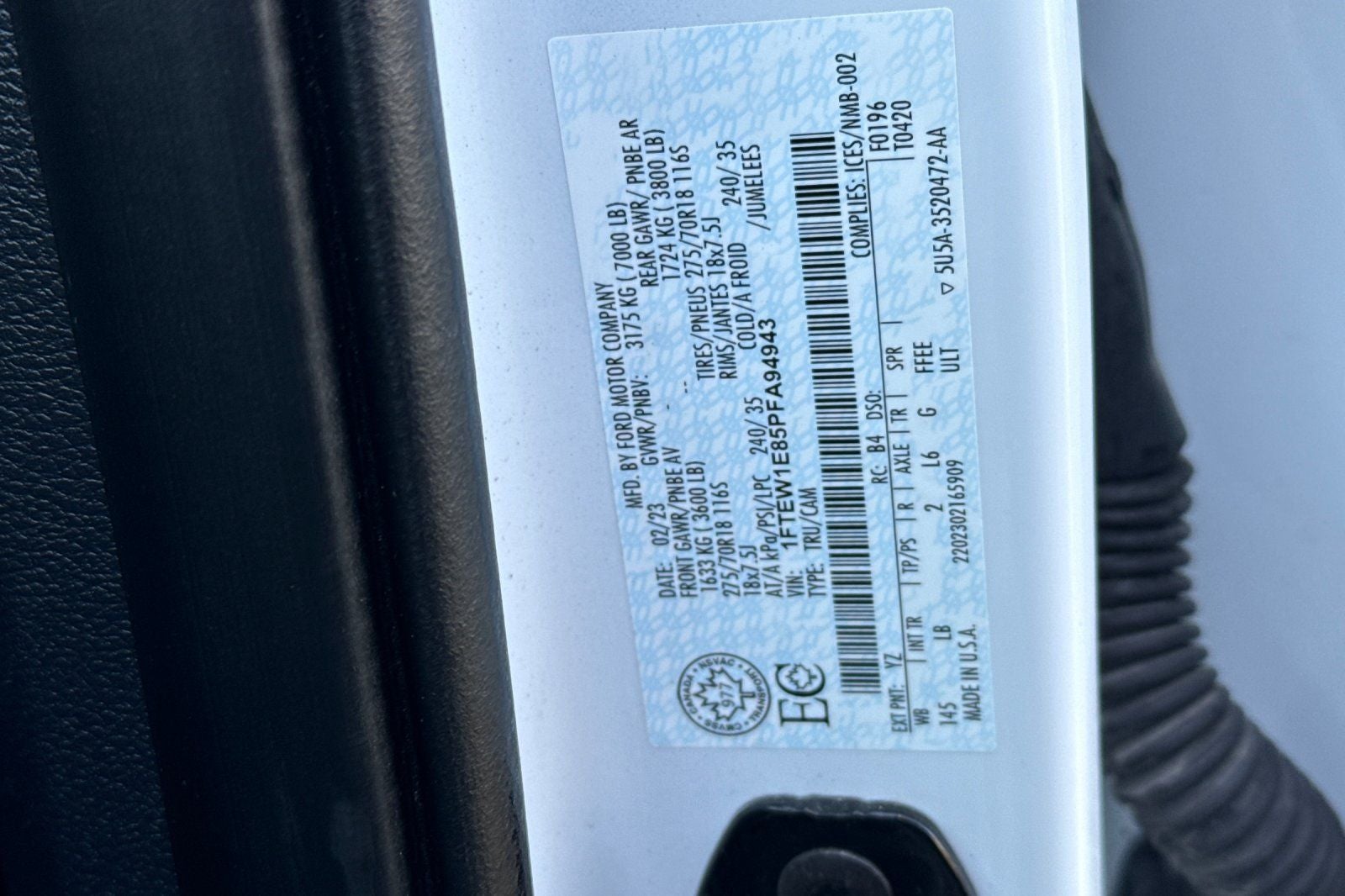 2023 Ford F-150 Tremor