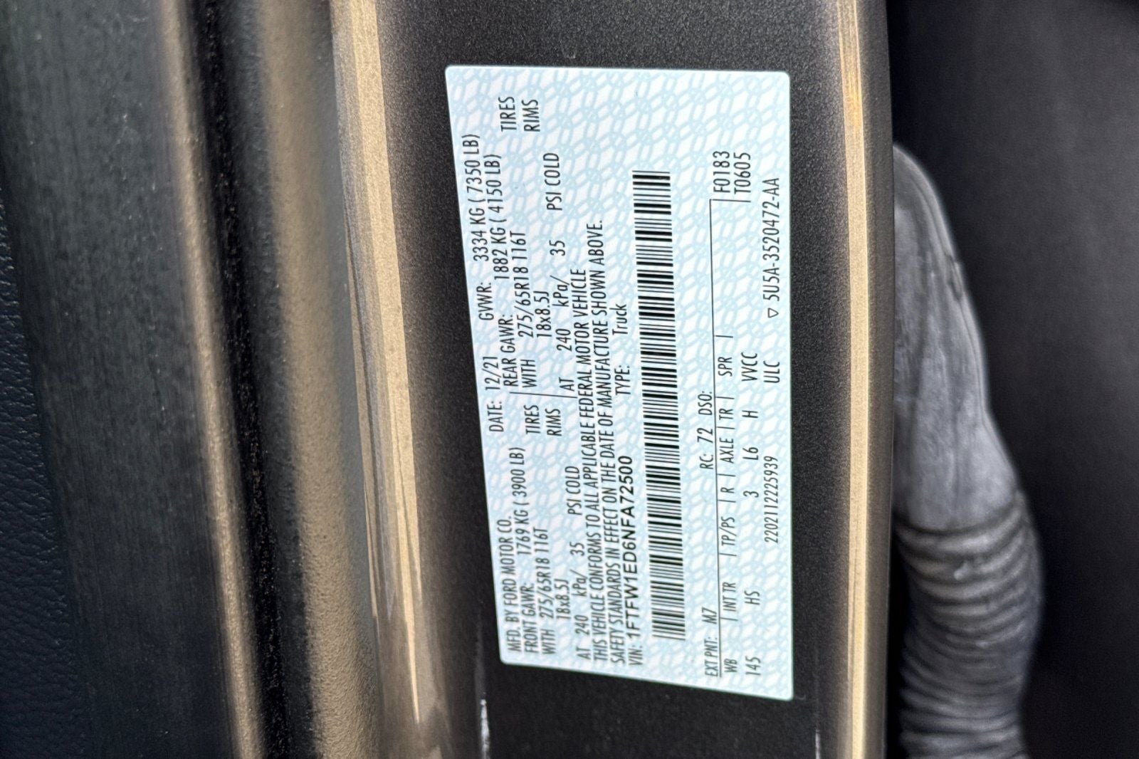 2022 Ford F-150 Lariat
