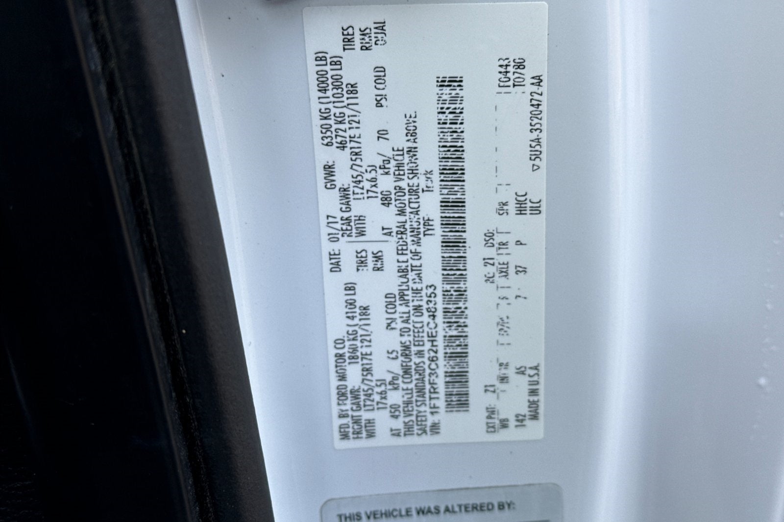 2017 Ford F-350SD XL DRW