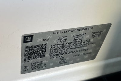 2018 Chevrolet Traverse Premier