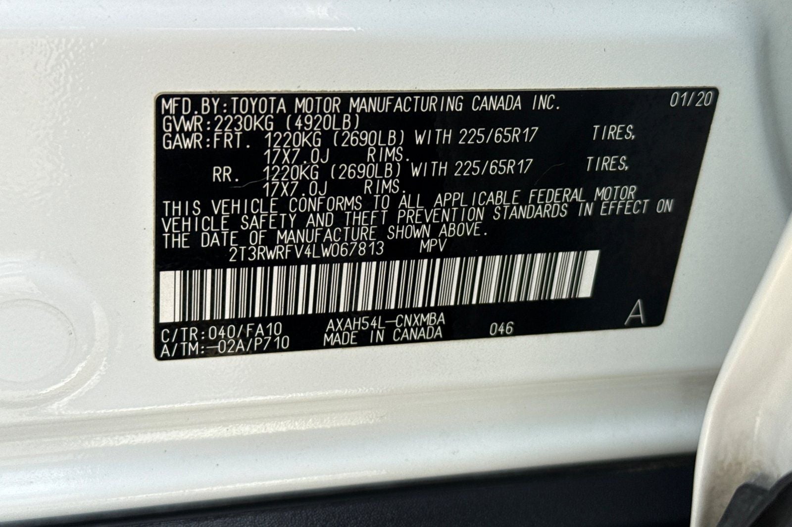 2020 Toyota RAV4 Hybrid XLE