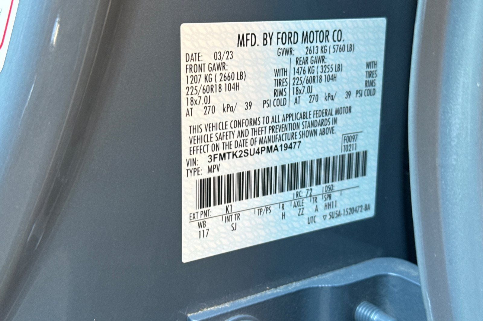 2023 Ford Mustang Mach-E California Route 1