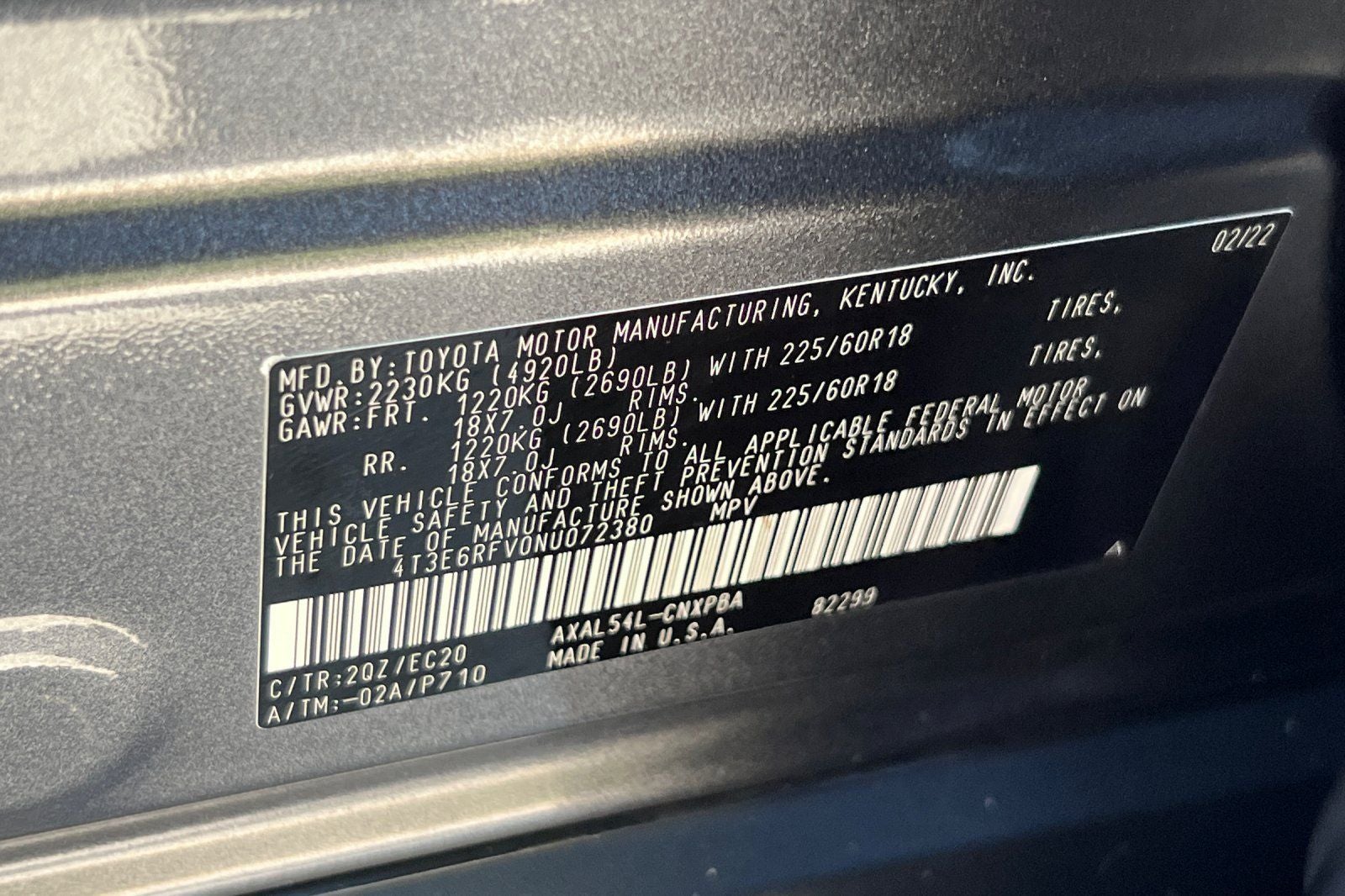 2022 Toyota RAV4 Hybrid XSE