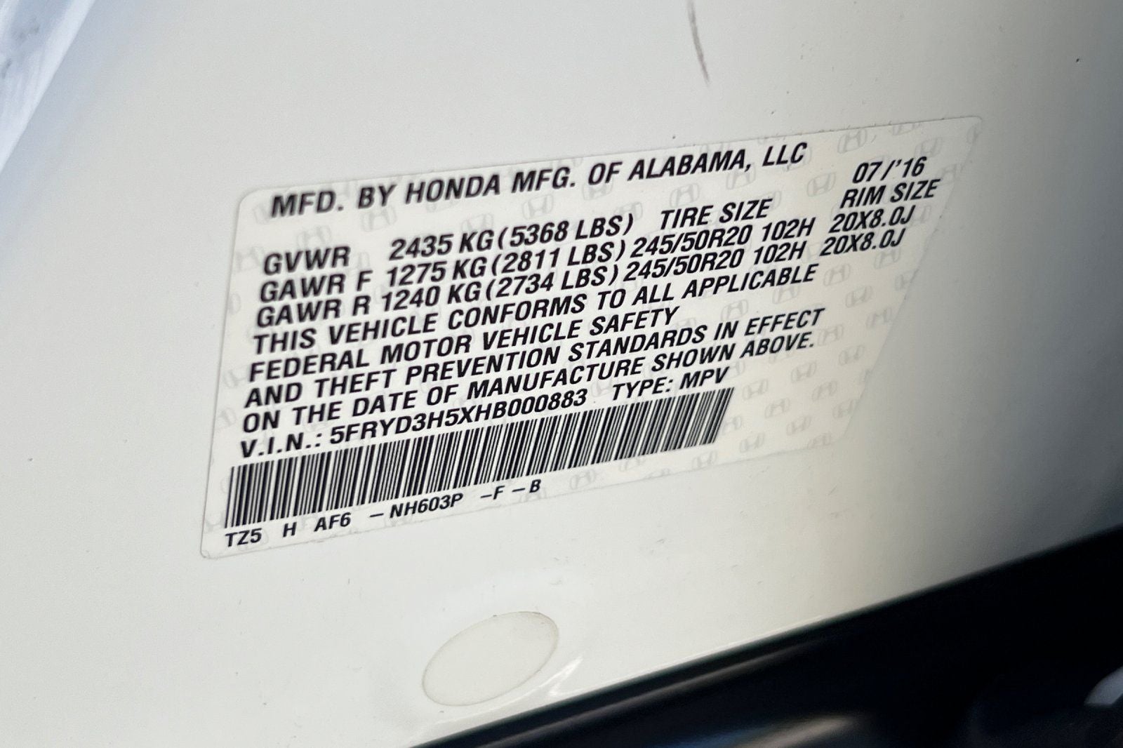 2017 Acura MDX 3.5L w/Technology Package
