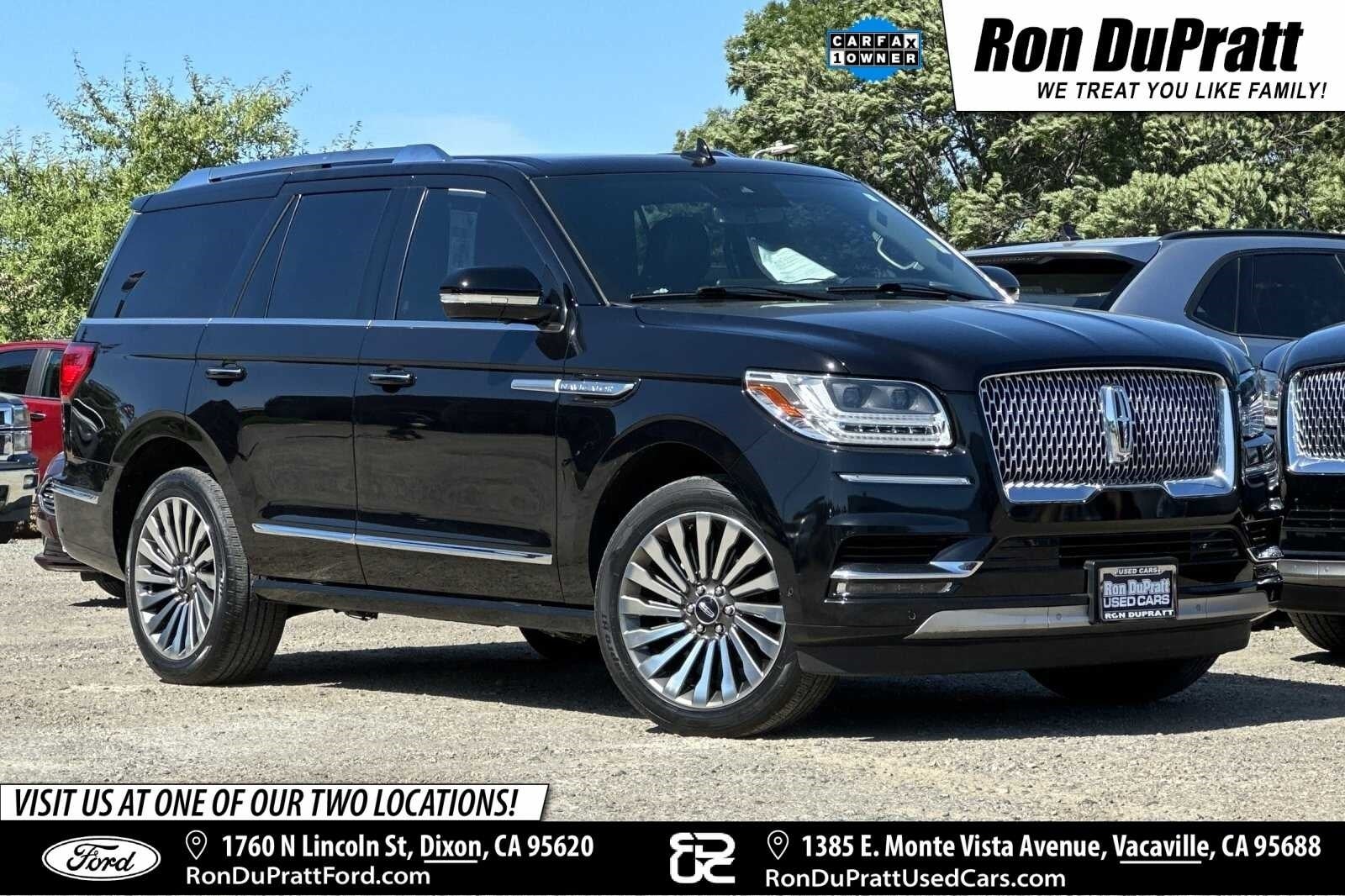 2020 Lincoln Navigator Reserve Vacaville CA Ron DuPratt Used Cars