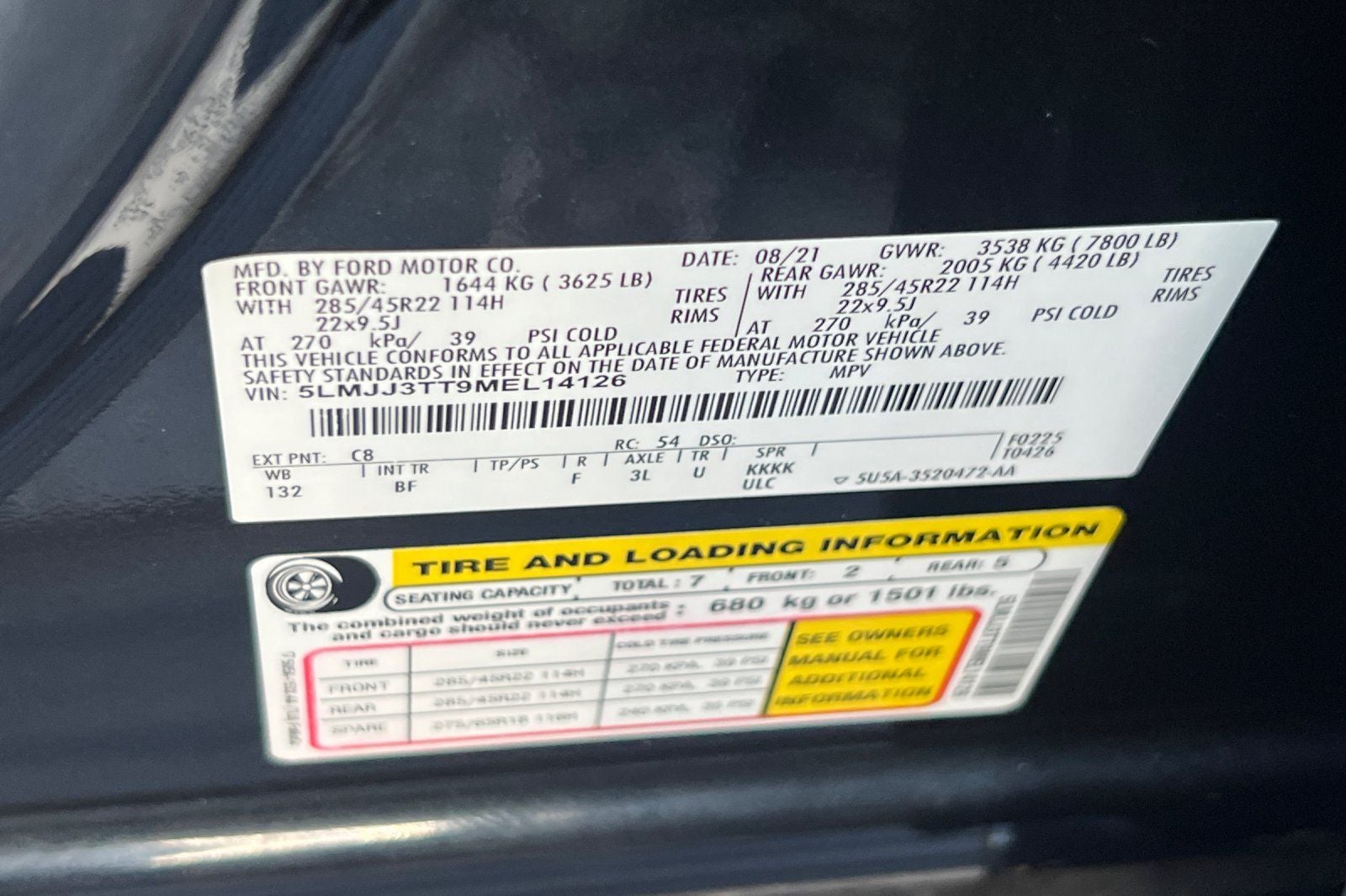 2021 Lincoln Navigator L Black Label