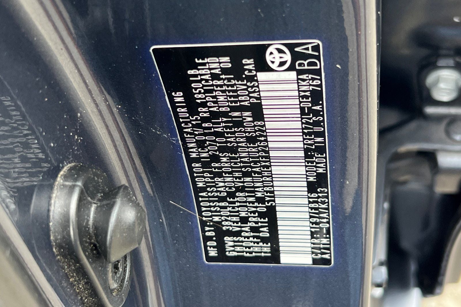 2015 Toyota Corolla LE Plus